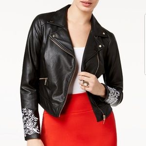 Thalia Sodi Faux Leather Jacket